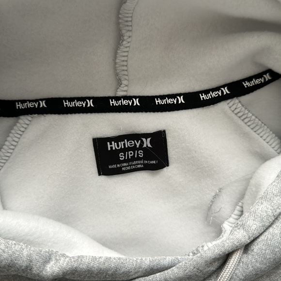 ⭐️ 2 for $10 or $7 each ⭐️ Men’s * Hurley light heather grey sweatshirt * US S - Picture 4 of 7